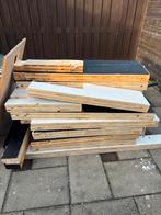 Partij Hout - Diverse Planken, Doe-het-zelf en Verbouw, Hout en Planken, Gebruikt, 25 tot 50 mm, Ophalen of Verzenden, Plank