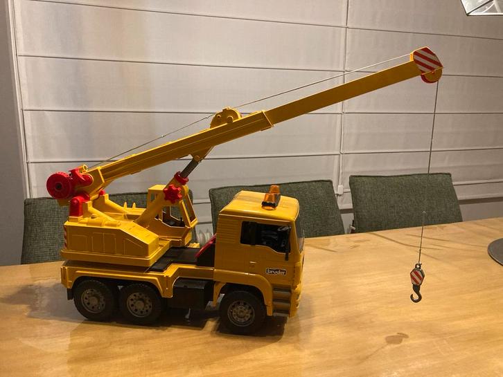 Bruder TGA 41.440 Kraanwagen, Kinderen en Baby's, Speelgoed | Speelgoedvoertuigen, Gebruikt, Ophalen of Verzenden