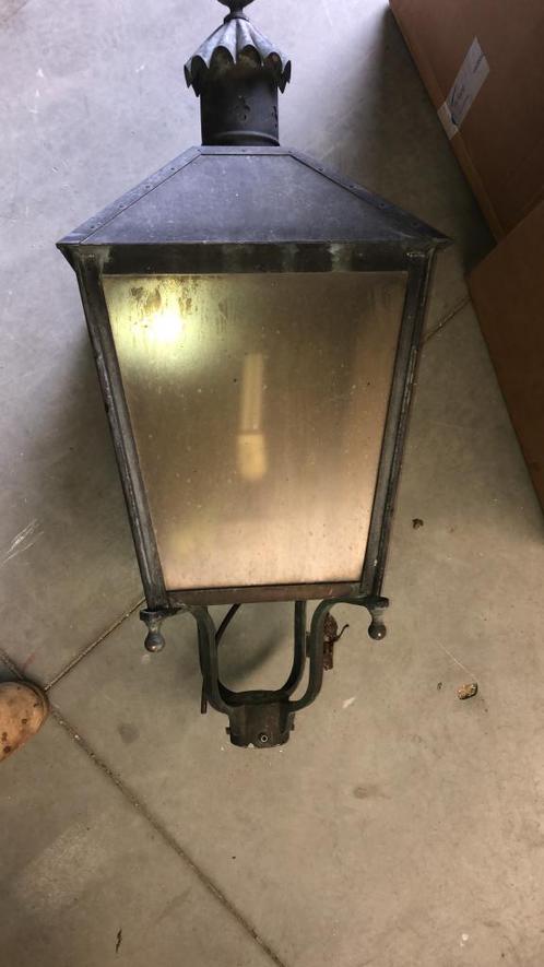 3 prachtige antieke koperen straatlantaarns, Antiek en Kunst, Antiek | Lampen