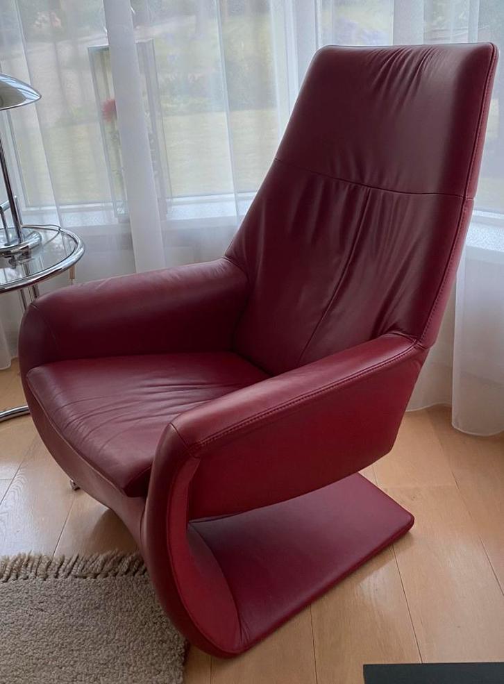 Relax fauteuil, Huis en Inrichting, Fauteuils, Zo goed als nieuw, Leer, 50 tot 75 cm, 75 tot 100 cm, Ophalen