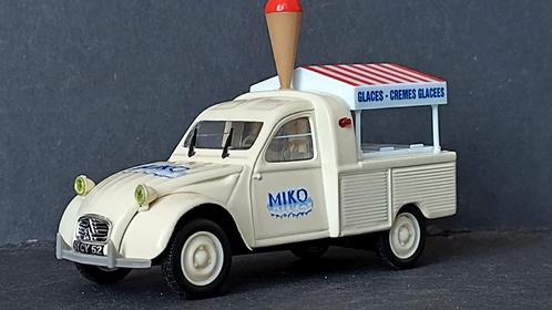 Citroen 2CV Azu Miko Ijs verkoop 1:43 Norev Pol, Hobby en Vrije tijd, Modelauto's | 1:43, Nieuw, Auto, Norev, Verzenden