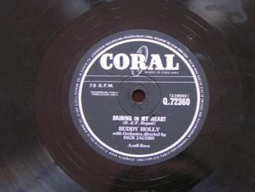 Buddy Holly Raining in my heart 78 rpm beschikbaar voor biedingen