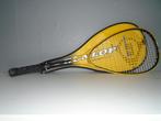 squash racket van DUNLOP MAX TI geel/zwart met goede bespann, Sport en Fitness, Squash, Ophalen of Verzenden, Zo goed als nieuw
