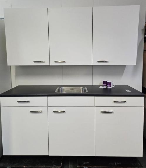 BRUYNZEEL Keuken 180cm wit – A-kwaliteit voor €1.395, Huis en Inrichting, Keuken | Complete keukens, Nieuw, Enkelwandige keuken