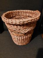 Prachtige rieten mand uit india, Ophalen of Verzenden, Rechthoekig, Riet