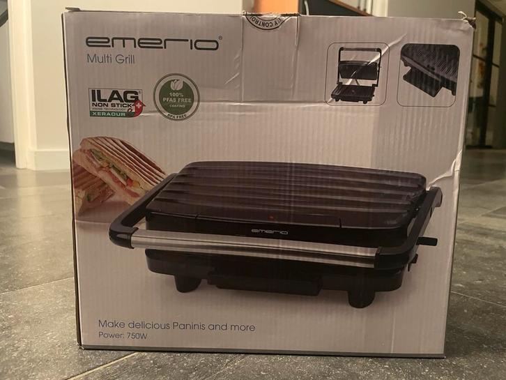 Emerio Multi Grill - Nieuw in doos, Witgoed en Apparatuur, Contactgrills, Nieuw, Ophalen of Verzenden