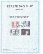 Nederland.   EERSTE DAG BLAD No. 17. NVPH nr. 1281 - 1284, Postzegels en Munten, Postzegels | Eerstedagenveloppen, Nederland, Onbeschreven