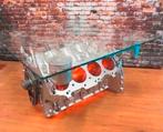 Mercedes Porsche BMW Jaguar Motorbloktafel V8 V12 tafel, Ophalen of Verzenden