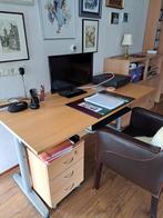 Bureautafel met ladeblok IKEA, Huis en Inrichting, Ophalen, Zo goed als nieuw, Bureau