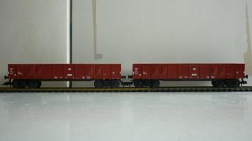 Fleischmann H0 5282 DB Ealmo hoge open goederenwagons beschikbaar voor biedingen