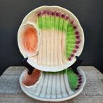 Antiek Esdeve Sarreguemines asperge bord - Frankrijk, Ophalen of Verzenden