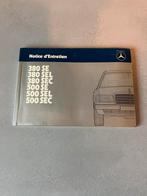 Mercedes W126 instructieboekje Frans, Auto diversen, Ophalen of Verzenden