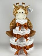 Luiertaart Kraamcadeau neutraal jongen meisje giraffe koper, Kinderen en Baby's, Nieuw, Ophalen of Verzenden, Kraamcadeau