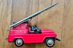 Blikken speelgoed brandweerwagen met ladder, Ophalen of Verzenden, Zo goed als nieuw