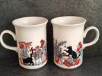 vintage ceramic Churchill England mugs feature artwork, Ophalen of Verzenden