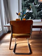 2 eetafelstoelen Zuiver - ridge rib geel, Huis en Inrichting, Stoelen, Ophalen, Gebruikt, Overige kleuren