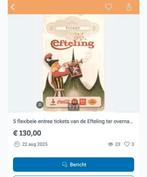 OPLICHTING EFTELING KAARTJES KOOP NIET ONLINE!, Tickets en Kaartjes
