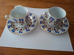 Turkse kopjes Kutahya porselein, 2 stukje puntgaaf, Huis en Inrichting, Keuken | Servies, Nieuw, Ophalen of Verzenden, Overige stijlen
