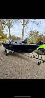 Mooie vis boot quicksilver 450 compleet, Watersport en Boten, Tot 10 pk, Aluminium, Ophalen of Verzenden, 3 tot 6 meter
