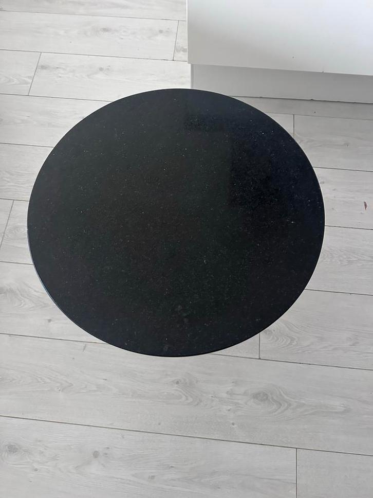 Sissy Boy Bijzettafel Marmer, Huis en Inrichting, Tafels | Bijzettafels, Zo goed als nieuw, Rond, 45 tot 60 cm, Minder dan 55 cm