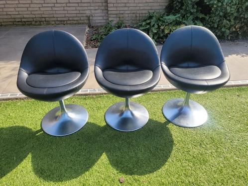 johanson draaifauteul kuipstoelen johansondesingn, Huis en Inrichting, Fauteuils, Zo goed als nieuw, Leer, Ophalen of Verzenden