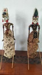 2 Balinese oude wayang wayong poppen, Ophalen of Verzenden, Zo goed als nieuw