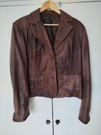 Witteveen Leren Jasje Maat 44, Kleding | Dames, Bruin, Maat 42/44 (L), Ophalen of Verzenden, Zo goed als nieuw