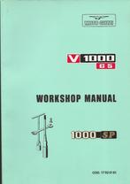 Moto Guzzi V1000 G5 1000 SP workshop manual (014v), Moto Guzzi