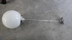 mooie vintage hanglamp, Huis en Inrichting, Lampen | Hanglampen, Ophalen of Verzenden, Gebruikt, Glas, Minder dan 50 cm