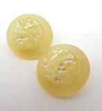 Vintage clips, Verzenden, Zo goed als nieuw, Geel, Overige materialen