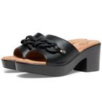Mustang muiltjes met hak maat 40, zwart, leer nieuw in doos!, Zwart, Nieuw, Mustang, Sandalen of Muiltjes