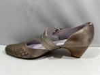 Carmens, maat 38. Lieftallige zilverkleurige zomerschoenen, Schoenen met lage hakken, Verzenden, Zo goed als nieuw, Carmens