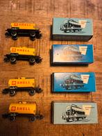 Tankwagens Shell, Märklin 4502, Wisselstroom, Wagon, Ophalen of Verzenden, Analoog