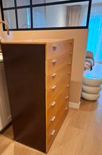 Kersenhouten ladekast met 6 lades, Ophalen, 50 tot 100 cm, Zo goed als nieuw, 25 tot 50 cm