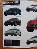 Nissan 300 ZX interieur- en carrosseriekleurenfolder, Nissan, Ophalen of Verzenden, Zo goed als nieuw