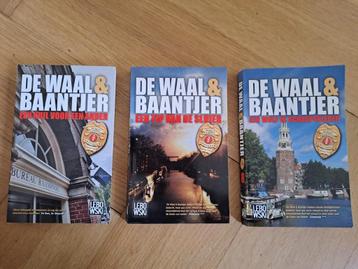 3 boeken De Waal & Baantjer nr. 8, 9 en 11 i.z.g.st.