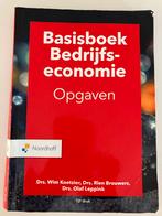 Basisboek Bedrijfseconomie Opgaven 12e druk, Ophalen of Verzenden, Gamma, Zo goed als nieuw, HBO