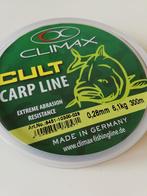 Hengelsport/ vissen karper vissen lijn 0,28,0,30,034 zwart, Watersport en Boten, Ophalen of Verzenden, Nieuw, Vislijn