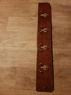 Kapstok! Messing kouten kapstok, Ophalen of Verzenden