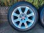 Jaguar XJ X350 set velgen met winterbanden, Auto-onderdelen, Banden en Velgen, 18 inch, Gebruikt, Banden en Velgen, 235 mm