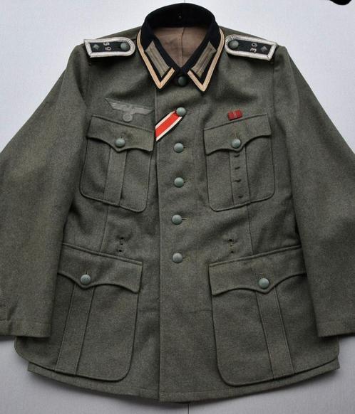 MINT Wh feldbluse jas wo2, Verzamelen, Militaria | Tweede Wereldoorlog, Landmacht, Kleding of Schoenen, Duitsland, Ophalen of Verzenden