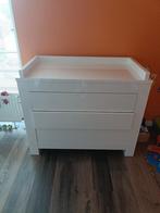 Kidsmill Alaska Hoogglans Commode Wit, 90 tot 105 cm, 50 tot 70 cm, Zo goed als nieuw, Commode