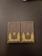 Leger rangen setje Brigade Generaal, Verzamelen, Militaria | Algemeen, Ophalen of Verzenden, Landmacht, Nederland, Embleem of Badge