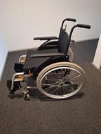 Rolstoel Lichtgewicht aluminium lees beschrijving nieuwstaat, Diversen, Rolstoelen, Ophalen, Inklapbaar, Zo goed als nieuw, Duwrolstoel