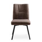 eetkamerstoel, Ophalen, Bruin, Nieuw, Metaal