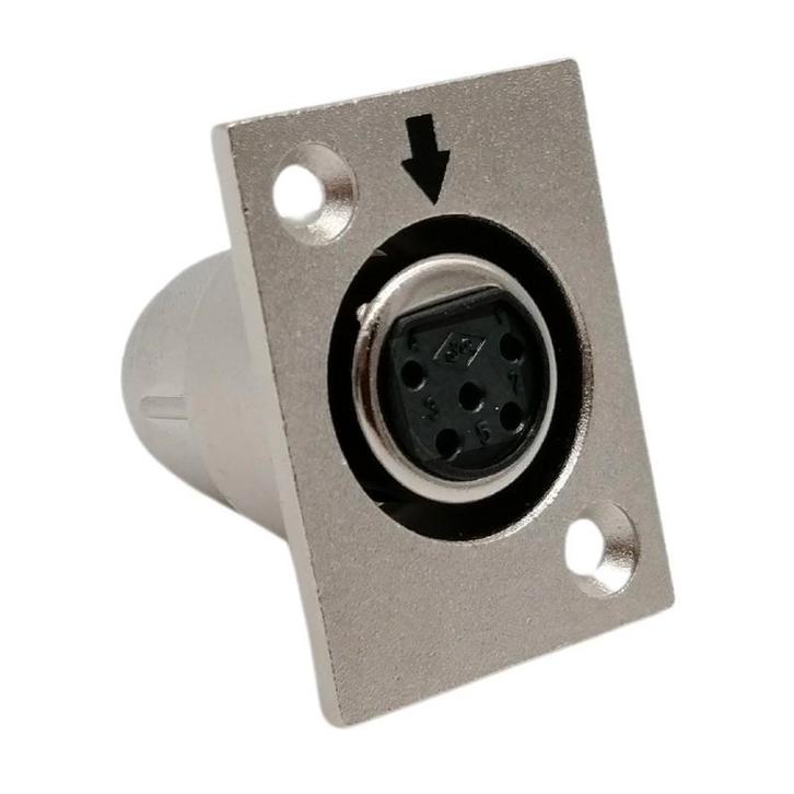 Giant fietsaccu plug XLR kabel connector 5 pin, Hobby en Vrije tijd, Elektronica-componenten, Nieuw, Ophalen of Verzenden