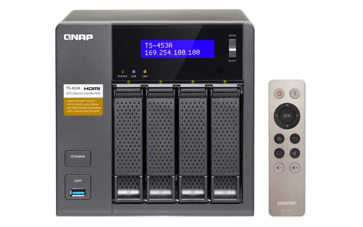 NAS: QNAP TS-453A 8GB geheugen, 32TB opslag (4x WD RED 8TB), Computers en Software, NAS, Gebruikt, Ophalen of Verzenden