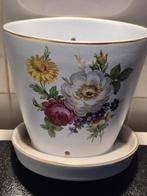 Vintage Flora Keramiek Gouda bloempot 'Carla', Ophalen of Verzenden