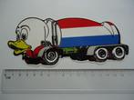 sticker oud HOLLAND DUCK NL truck strip retro vrachtauto, Verzenden, Zo goed als nieuw, Bedrijf of Vereniging