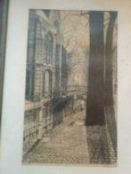 originele tekening JAN PEETERS Oude kerk Delft Brug, Ophalen